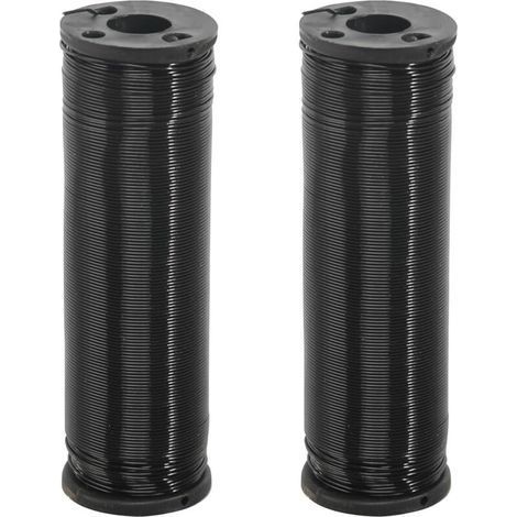 Fil de Fer Floral Galvanisé 0,67 mm 200 m – Fils Recuits Noirs pour Attacher Fleurs, Plantes et Branchages au Jardin ou en Floristerie (1/5)