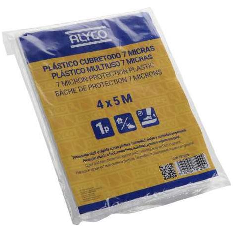 PLASTICO DE PROTECCION 4X5M 7 MICRAS (1/2)