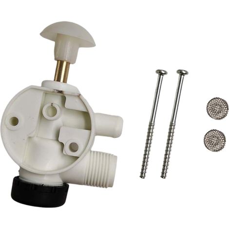 Valves d'eau de toilette améliorées pour pédales de chasse d'eau, remplace le kit de vannes d'eau 385314349 (1/4)