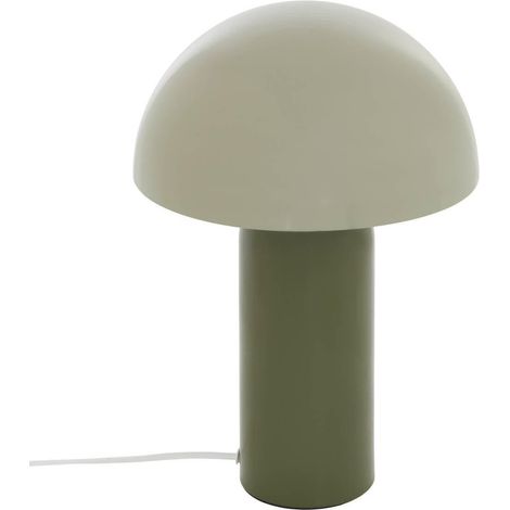Lampe à Poser Champignon "Lito" 37cm Kaki (1/5)