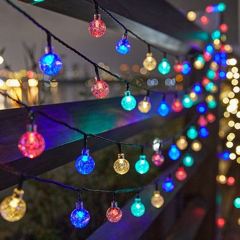 LED-Lichterketten für Camping Zelt und andere Outdoor-Aktivitäten warmes kleines weißes Kugellicht warme Farben batteriebetrieben 3 m 20 LEDs mit (1/5)