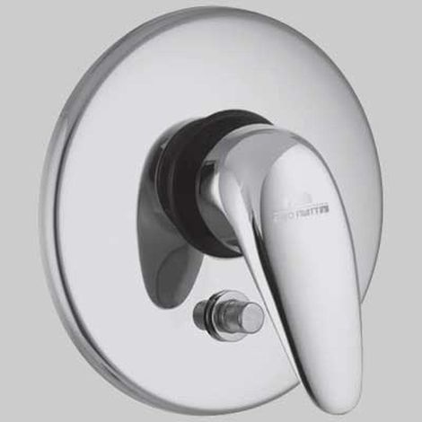 MONOCOMANDO DOCCIA INCASSO CON DEVIATORE SERIE 18 - Cromo