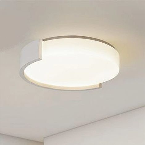 TrAdE Shop Traesio - Plafoniera Led 24 W Cerchio Bianco Moderno Da Soffitto Tonda Luce Naturale 50095 - (1/4)