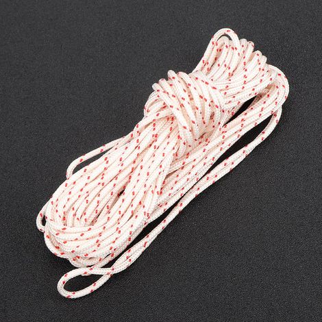 Corde de lanceur en fibre de verre de 10 m (32,8 pi) pour tronçonneuses et tondeuses à gazon - Accessoires d'extérieur (1/5)