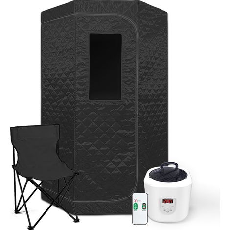 Tragbare Dampfsauna 90x90x190 cm (1/5)