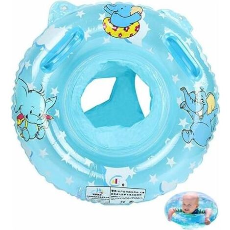 Pair Bouée bébé, siège de piscine bébé, bouée gonflable, bouée flottante (bouée bleue) (1/5)