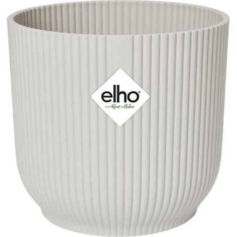 VASO VIBES FOLD ROUND 25CM SILKY WHITE ELHO (1/5)