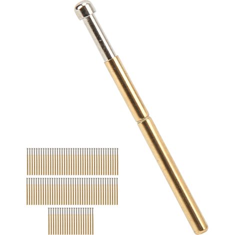 100 sondes, grandes sondes de test de composants électroniques à tête ronde P125-D, sondes à ressort (1/5)