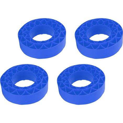 Lot de 4 inserts de pneu en silicone pour SCX10 III 106x42mm, couleur vive, 1,9 pouce, mousse bleue (1/5)