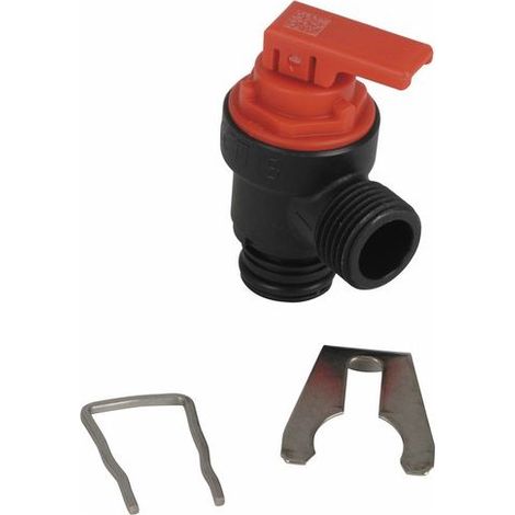 Soupape De Sécurité - 3 Bars - Pour Systèmes De Chauffage - Compatible Chaudières Condensantes - 1 Pièce (1/3)