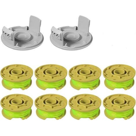 EASYCOMFORT Fil de rechange pour coupe-bordure sans fil 18V 24V 40V compatible Ryobi RY40204 RY40220 ZRP2080 Bobine de remplacement One Plus Lot de 10 pièces (1/5)