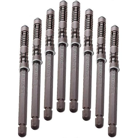 Supports d'étagère murale invisibles en bois de haute qualité avec vis (10 x 100 mm) (1/5)