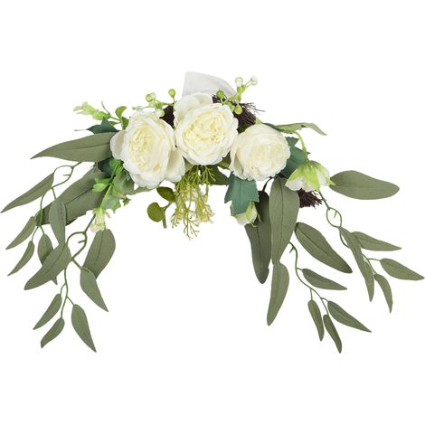 Arch De Mariage Fleurs Simulees Pivoinee Grande Portail Decoratif Maison Fete 40cm -KZQ (1/3)