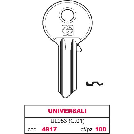 Silca CHIAVE ASC UL053 (G.VAB 0) UNIVERSALE 100.00 pz