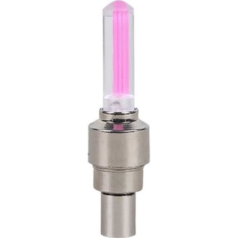 Éclairage avant rouge pour vélo - Mini phare LED néon pour rayons de vélo, feu arrière pour roues de moto, bouchons de valve de pneu (1/4)