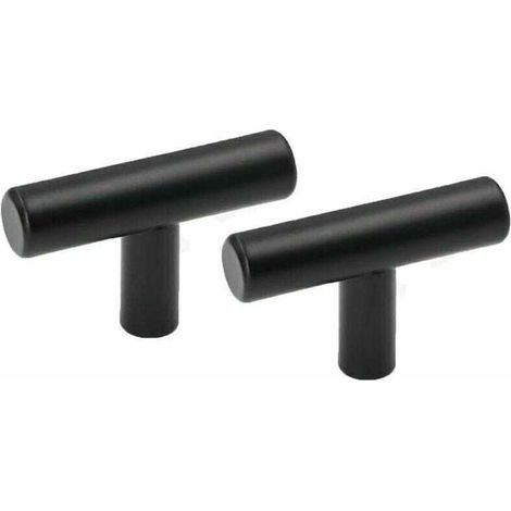 YMYNY Lot de 10 Bouton de Meuble Porte T Bar Baton Tiroirs (1/4)
