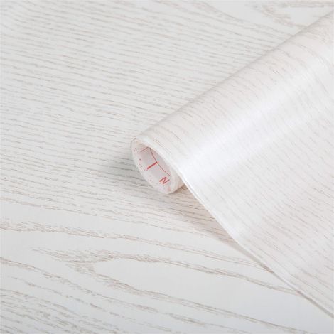 d-c-fix Pellicola Adesiva per mobili legno madreperla bianco PVC plastica vinile impermeabile decorativa per cucina, armadio, porta carta rivestimento 90 x 210 cm