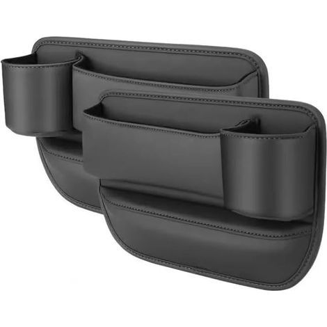 2 Pièces Organisateur de Siège Voiture pour Renault Master III Crew Van 2014-2018, Remplisseur Fente Siège Auto Boîte Rangement Console Latérale Poche Vide Caddy (1/5)