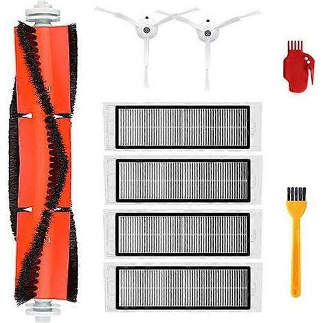 9 pièces : brosse principale, brosse latérale, filtre HEPA et serpillères pour aspirateurs Xiaomi 1S et Roborock S50, S51, S55, S5 et S6. Accessoires et pièces détachées. (1/2)