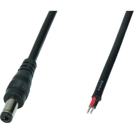 POSDC-Y-P25S-0.25: Cable POS DC YTLYp0.5, conector 2555 simple, L=250 mm