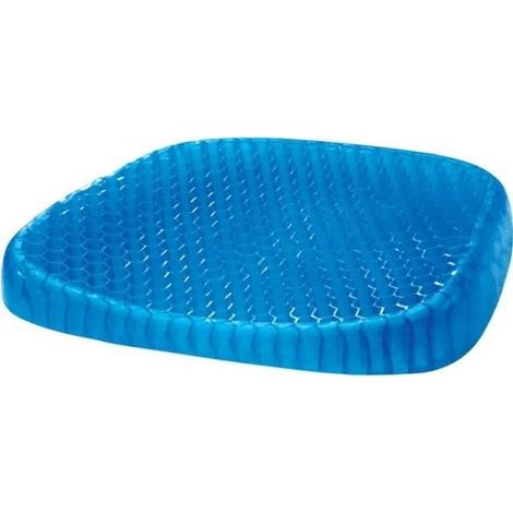 (Bleu)Coussin Nid d'abeille - 35 cm - Carré - Intérieur (1/4)