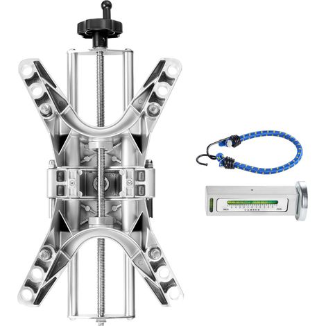 Mophorn Abrazadera para ruedas con adaptador magnético, herramienta de alineación de ruedas de aleación de alu, 2 unidades para medición precisa de la caída, compatible con llantas de 27,94 a 63,50 cm (1/5)