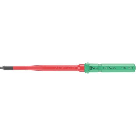 Wera Kraftform Kompakt VDE 67 iS TX 20 x 157 mm TIE Elettricisti TORX Lama intercambiabile per giraviti TX 20