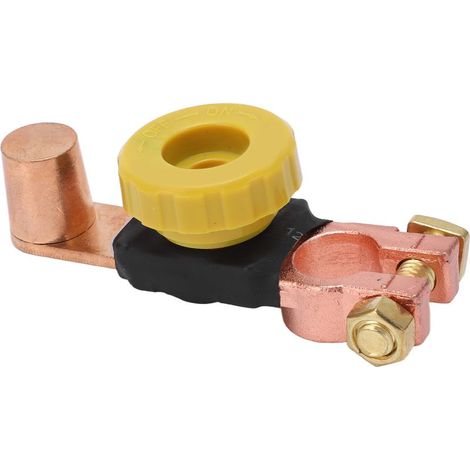 Interrupteur de déconnexion de batterie, borne négative en laiton ABS pour voitures 6V 12V 24V, camping-car, ATV (1/5)