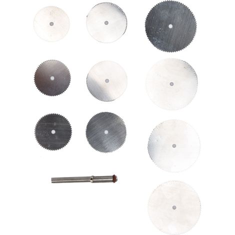 Jeu de 11 lames de coupe robustes et interchangeables pour tubes PVC - Outils de coupe métalliques durables pour plastique (1/5)