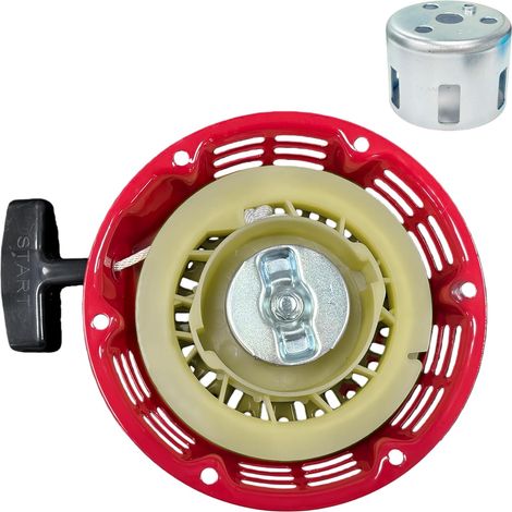 Ensemble de démarreur à tirer pour GX120, GX160, GX200, GX140 5,5CV 6,5CV Moteur, Ensemble de corde de démarrage avec coupe de démarreur Ensemble de démarreur à tirer de rechange (1/5)