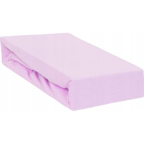 Lenzuolo di cotone per culla 120x60 viola (1/5)