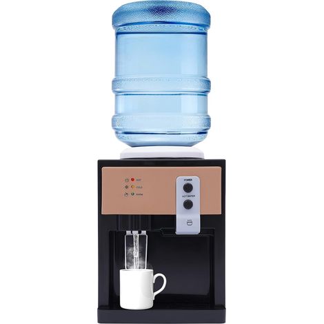 Gojoy – Distributeur d'eau électrique 550W – Fontaine d'intérieur 360x240x270mm – Capacité 3,5L à 18,9L – Temps de chauffage 8 min