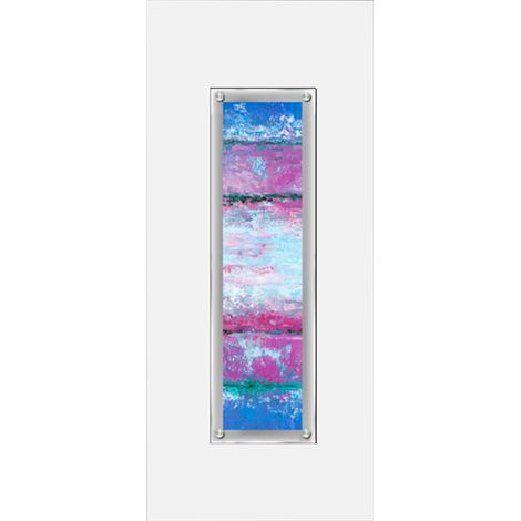 Premier Housewares Abstract Blue 1 Framed Wall Art