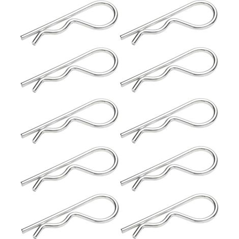 10x goupille béta diamètre 3mm x longueur 57mm acier