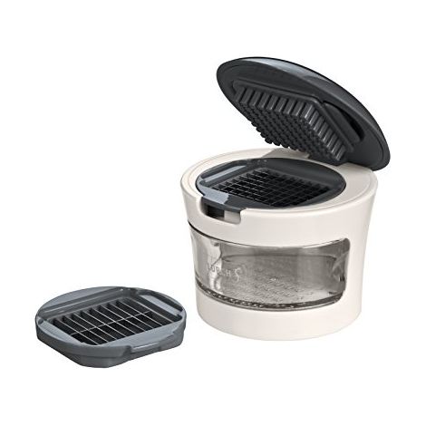 Tritatutto Lurch per verdure piccole, 3 in 1, bianco e grigio (1/4)
