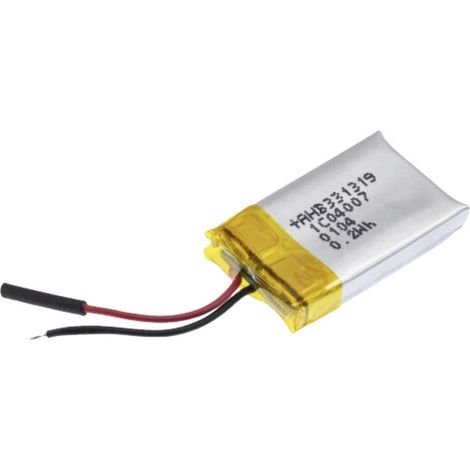 Renata ICP331319PM Batteria ricaricabile speciale Prismatica con cavo LiPo 3.7 V 50 mAh 1 pz.