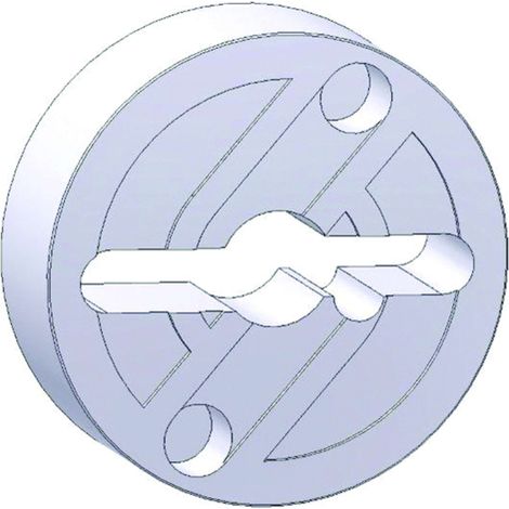 Securemme GUIDACHIAVE PER SERRATURE SERRANDE zincato mm 8,5 h