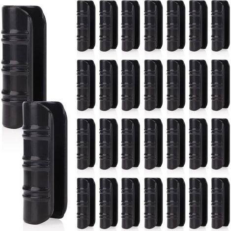 Lntyq Lot de 30 clips de serrage pour tubes de bâtiments de jardin, clips en plastique pour film de serre, kit de connecteur de serrage pour tubes, pour cadre de bannière de serre, abris de jardin, no (1/5)