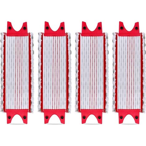 4er-Pack Ersatz-Mikrofasertücher für Vileda EasyWring Ultramax / 1-2 Sprüh-Mikrofasertücher für Vileda Ultramax, UltraMax, UltraMax Plus und EasyWring UltraMax Carlin (1/5)