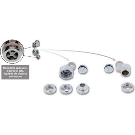Sachat de raccords pour Thermostatique A380
