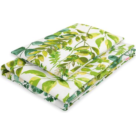 Juego de ropa de cama infantil de 2 piezas de algodón, 135x100 cm - eucalipto (1/3)