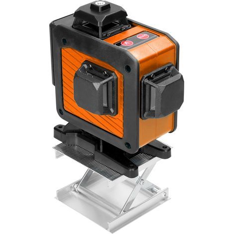 Outdoor green laser level, 16-line multi-function construction level, 3-degree leveling, 2 batteries, self-leveling, swivel bracket, 1.5m tripod (1/5)