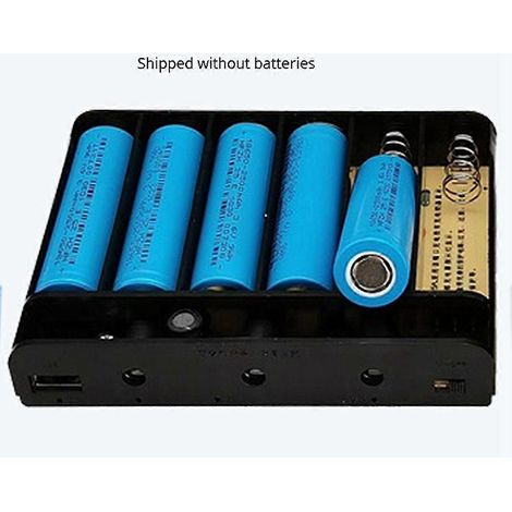 USV-Netzteil mit 5V/9V/12V USB-Ausgang, kompatibel mit 18650-Akkus für DVR, WLAN-Router und Modem. (1/5)