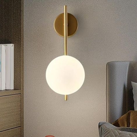 Applique murale style Mid-Century, luminaire pour balcon ou porche, couleur cuivre, 30 cm x 12 cm x 18 cm (1/5)