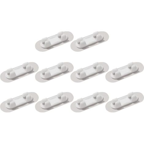 Clip adesive per cavi, organizer per fili: 20 clip adesive senza saldatura - AquaForge (1/5)