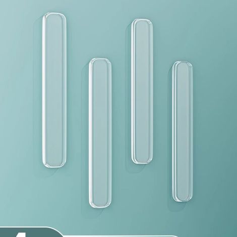 4 butées de porte/coussins de meubles, adaptés aux portes de réfrigérateur et aux portes d'entrée (12×10×3MM). (1/5)
