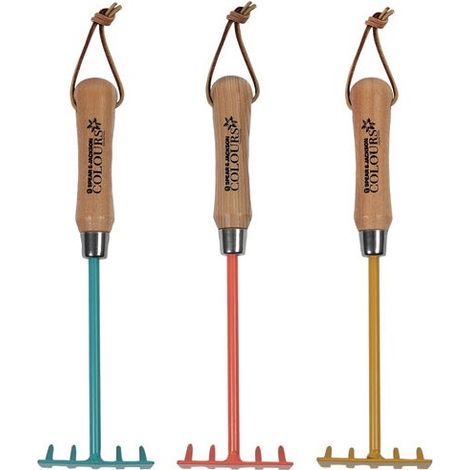 Râteau à Fleurs Colours Manche Bois Ergonomique, Couleurs Vives - Spear & Jackson (1/4)