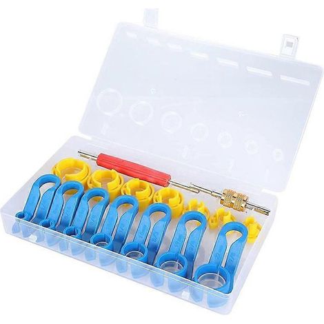 Kit de 16 pièces pour déconnexion de conduites de climatisation automobile et outil de retrait rapide des conduites de carburant. (1/5)