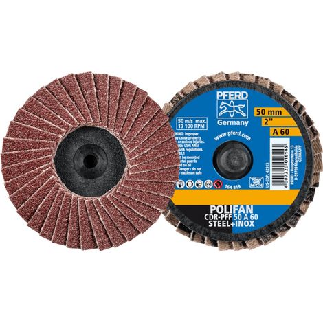 PFERD COMBIDISC Korund Mini-POLIFAN CDR Ø 50mm A60 für universelle Anwendungen (1/5)