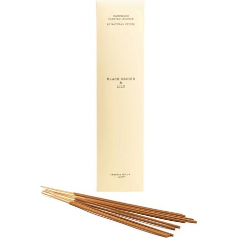 20 BASTONCINI INCENSO BLACK ORCHID & LILY
